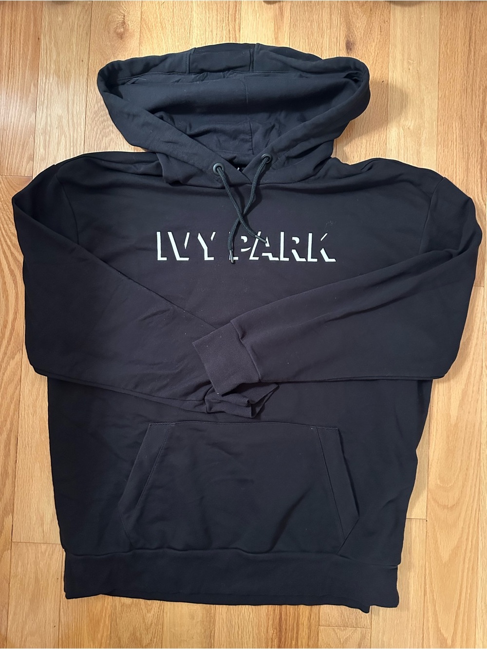 Ivy Park Shadow Logo Black Hoodie L